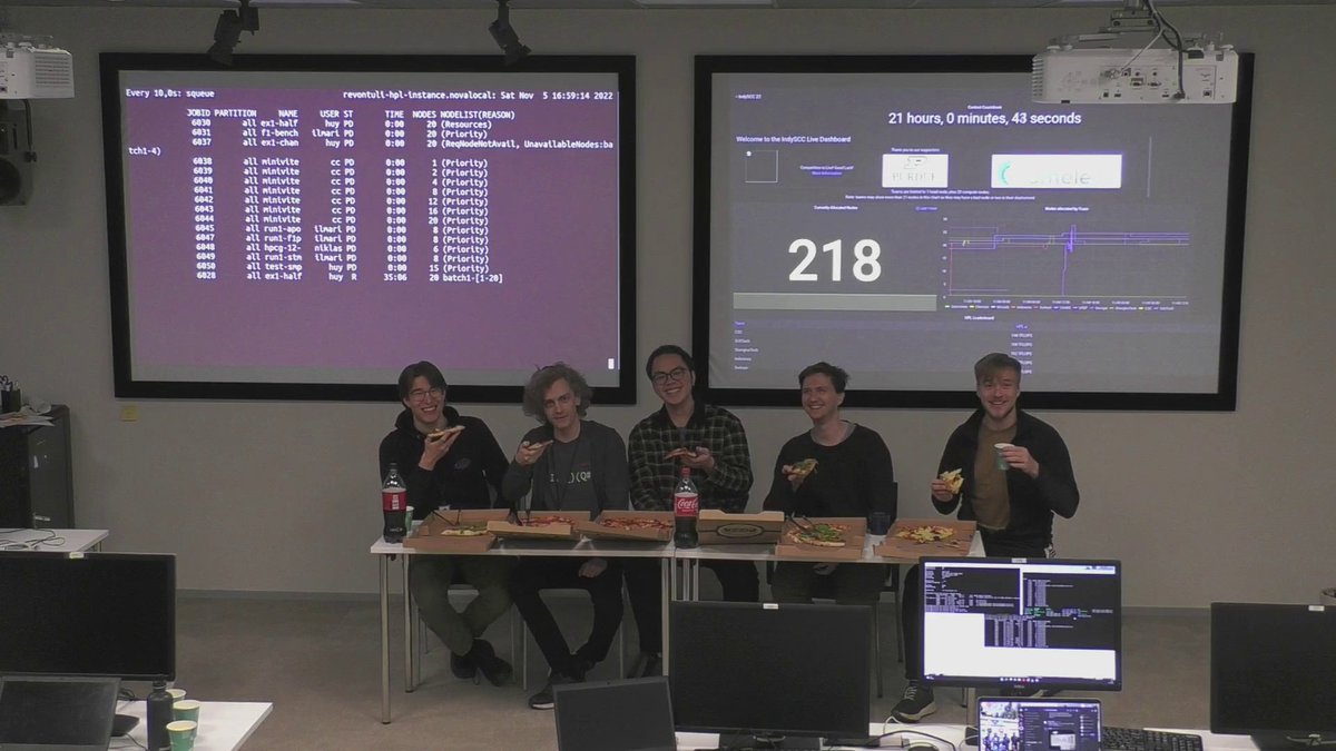TeamRevontuli's tweet image. Thank you @CSCfi and @CSChpc for the delicious pizza.
Very cool!