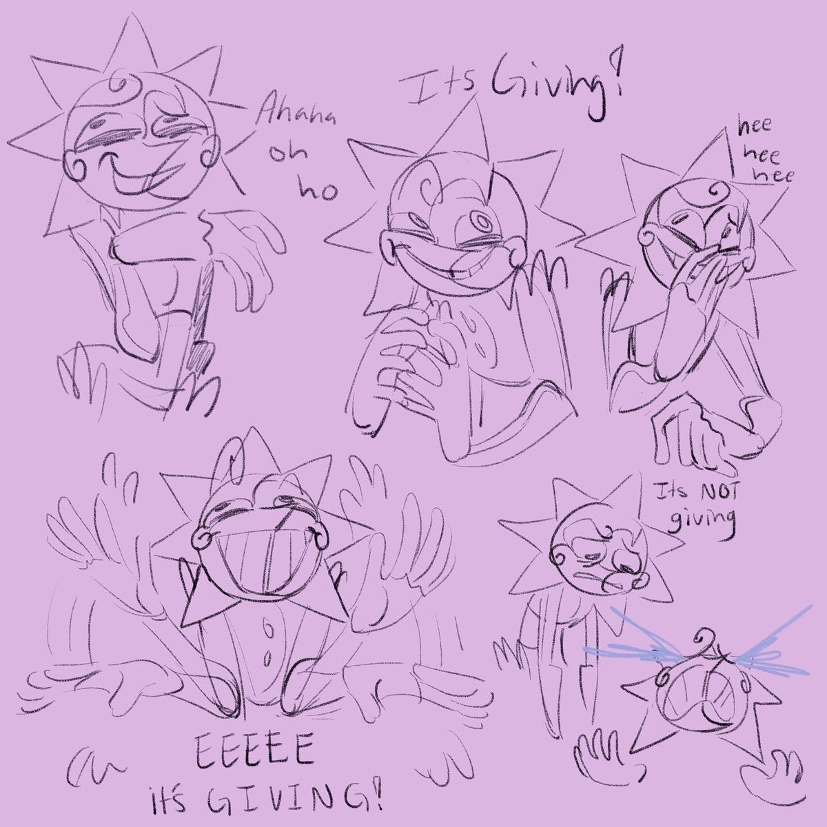 Jordan_Is_Bean's tweet photo. Silly goofy mood today #moonfnaf #sunfnaf #fnaf #bald https://t.co/xAatd37eJH
