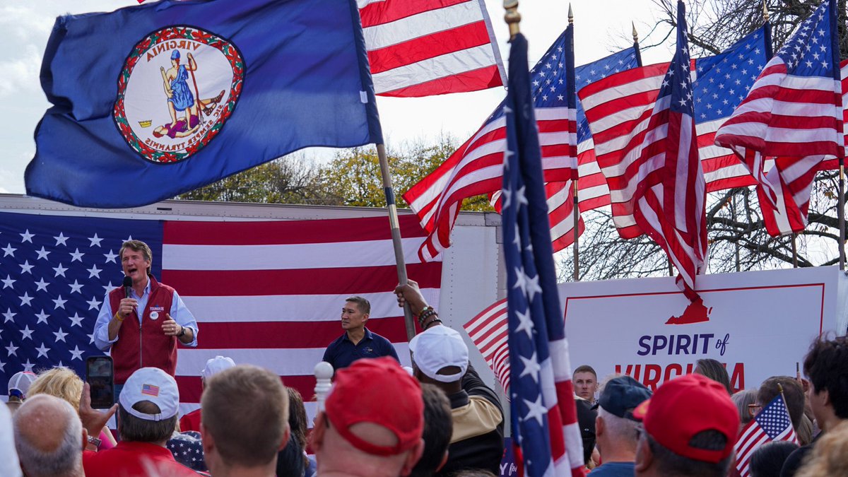 GlennYoungkin's tweet photo. Can you feel it? We’re about to do it again. We’re going to flip #VA10!
We have to keep this movement going and growing all the way to Election Day. Grab 10 friends and get out to vote for your next Congressman @HungCaoCongress! https://t.co/sGcGsXTfva