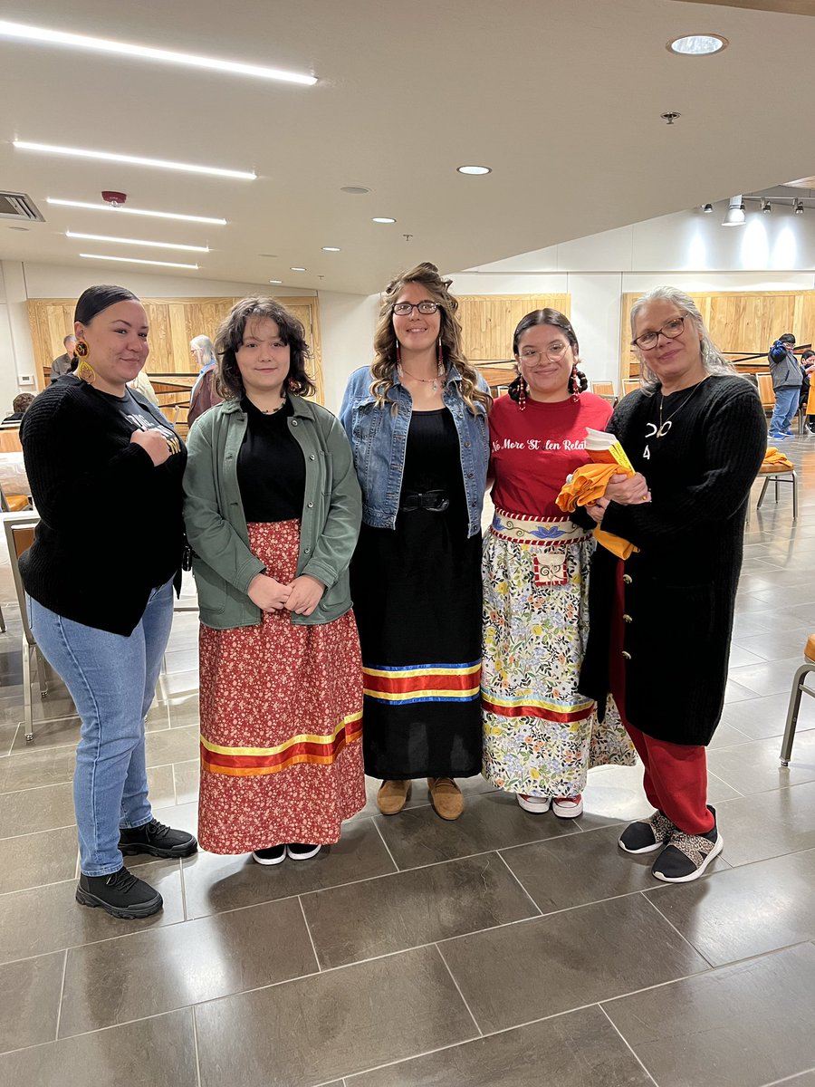 LawtonPS's tweet photo. So proud of our #LawtonPS Comanche Language students! Not only did they make their own Ribbon skirts during class this week, but they represented the district at the NEA Big Read Initiative Kickoff Program today at the Museum of the Great Plains!

#WeAreLPS #oklaed https://t.co/17qeShrNNR