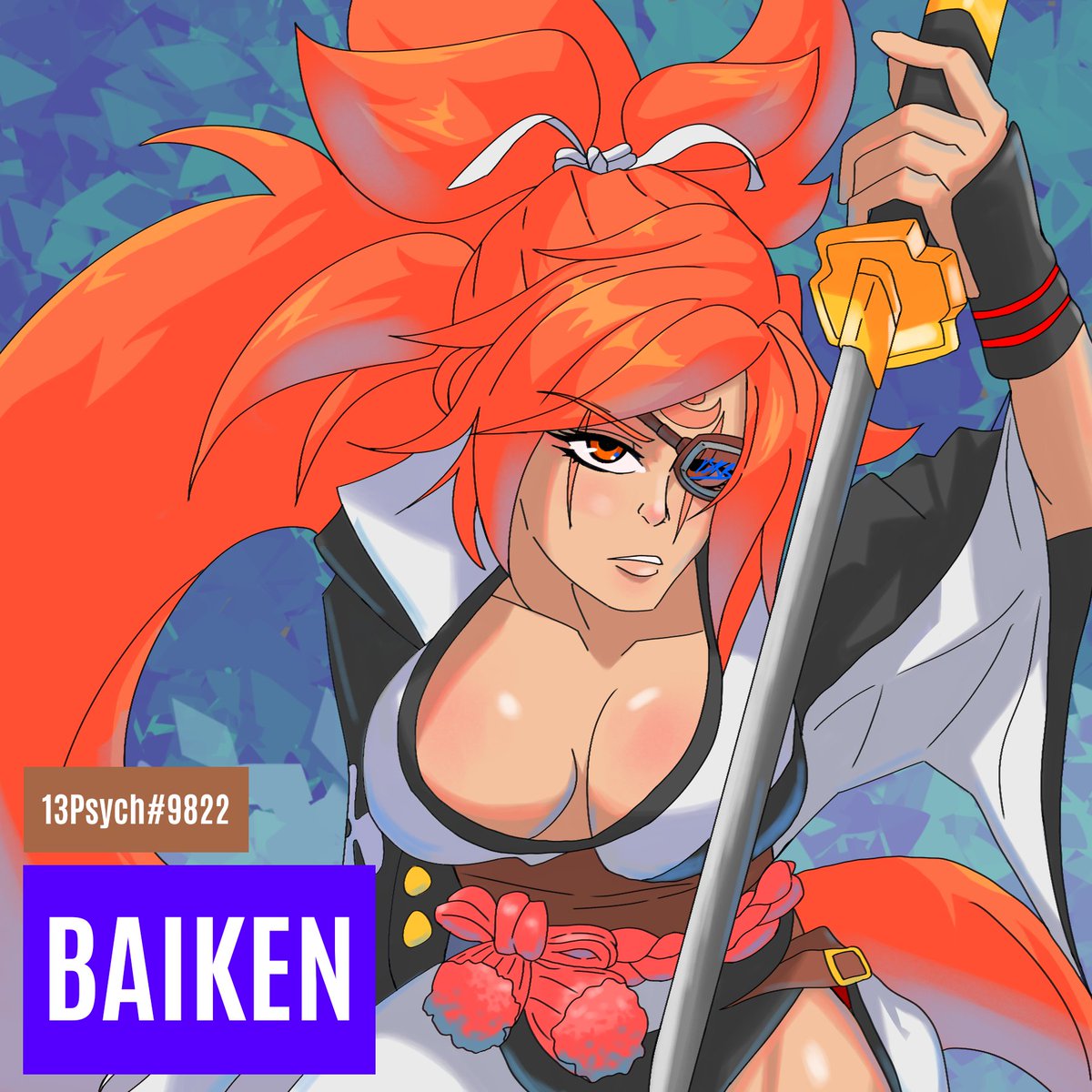 1Physc's tweet photo. Guilty gear, Baiken #art #gameart #anime https://t.co/clAc2wzPQt