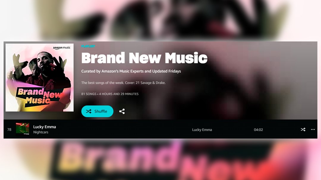 Huge thanks to <a href="/amazonmusic/">Amazon Music</a> for including #LuckyEmma in the #BrandNewMusic playlist!