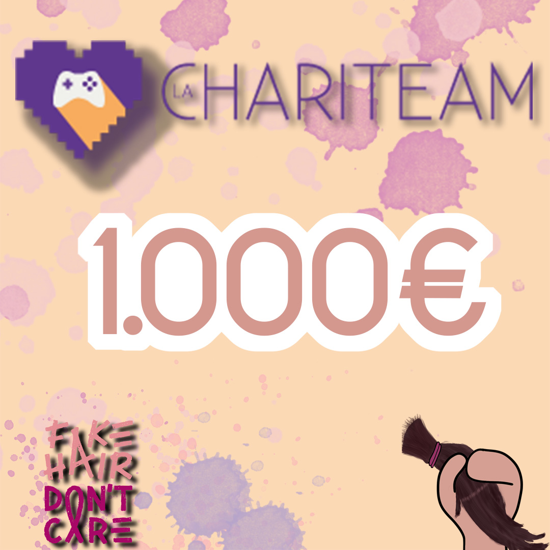 LaChariTeam's tweet photo. C'EST FAIT ! 🎉
1000€ en 24h, bravo tout le monde ! 👏
#TeamRond 🆚 #Centeam #ChariTeam https://t.co/m2WV7zR03f