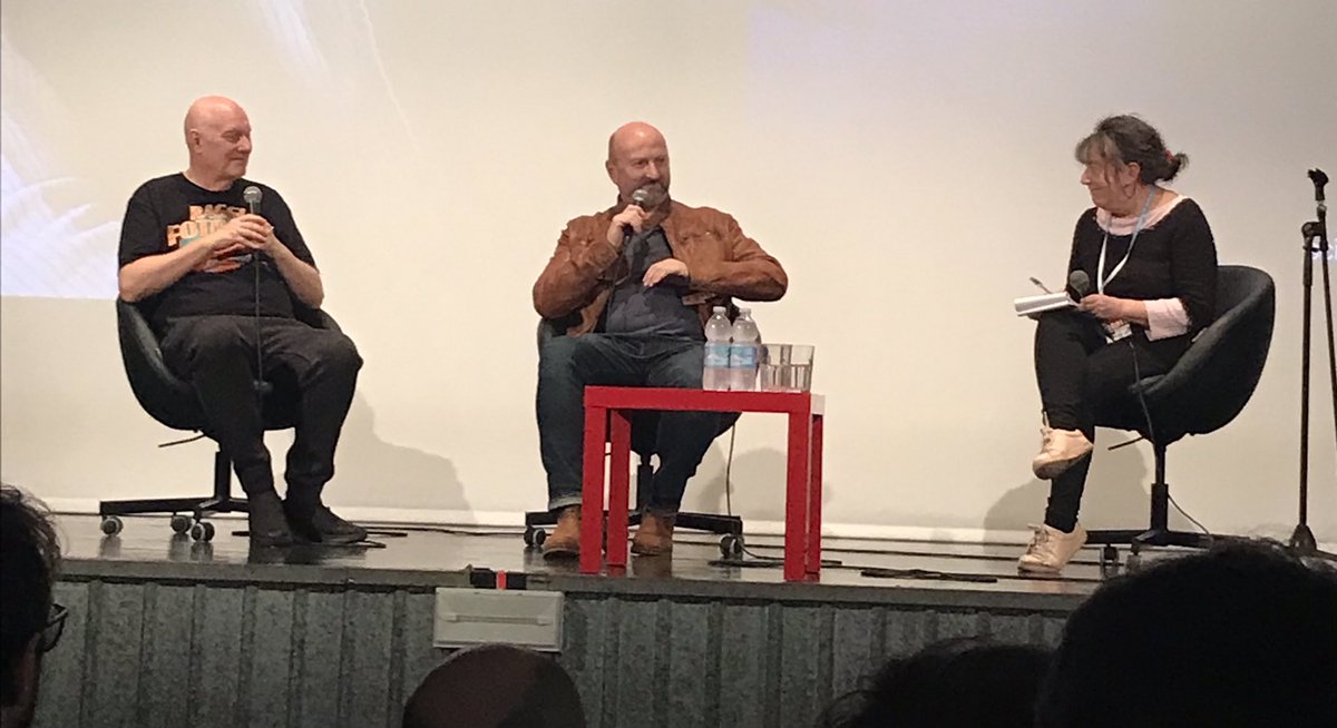 FilmFan1971's tweet photo. “The werewolves were a pain in the ass. I cast dancers, because I wanted them to have a degree of grace in their movement, but when you make them blind in the costumes and put them on stilts, all that grace goes out the window” - Neil Marshall on Dog Soldiers. @tsplusf #tsplusf https://t.co/BEJWcArC79