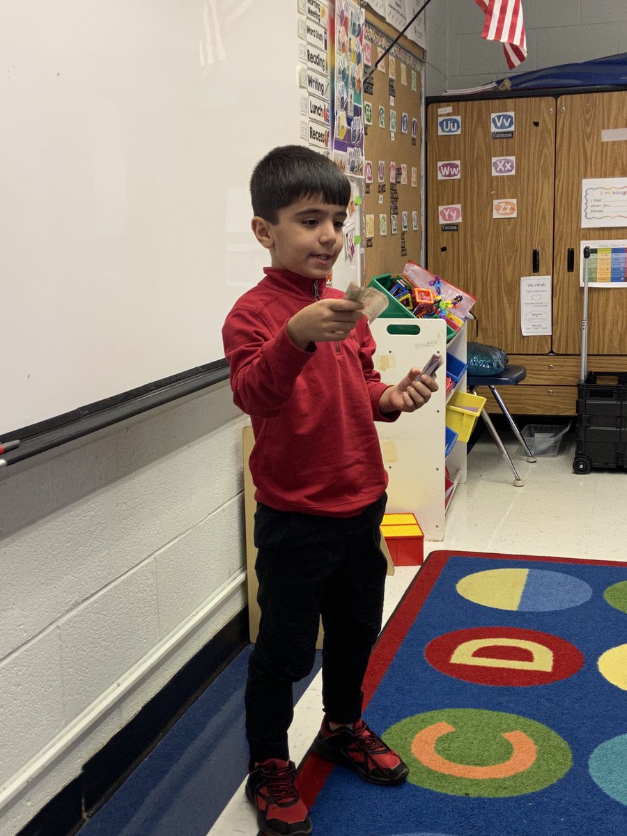 We had lots of fun learning about the different cultures represented in our class! A jersey from El Salvador, clothes from Vietnam, and money from Pakistan! 

#smallschoolbigheart <a href="/ColumbiaES_fcps/">Columbia Elementary School</a>