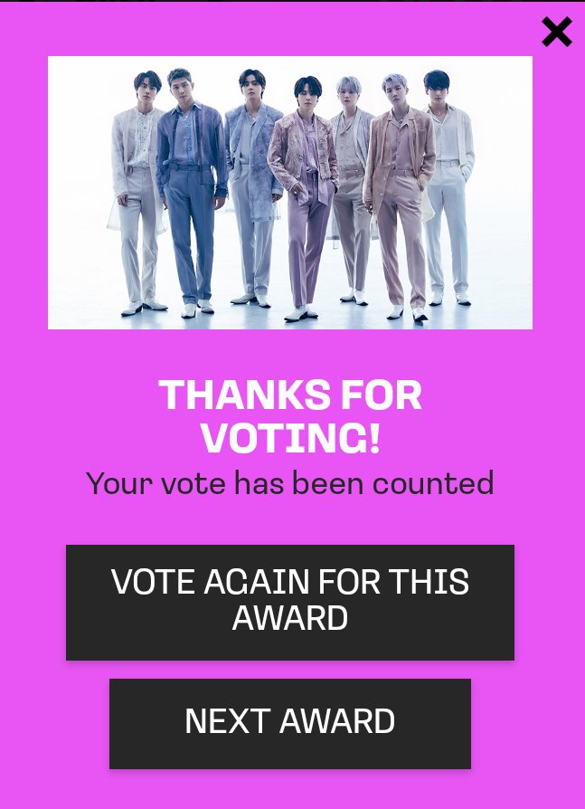 bts7taesbear's tweet photo. I vote BTS (@BTS_twt) for Favorite K-Pop Artist at the 2022 #AMAs https://t.co/ihgM8GaFJB
