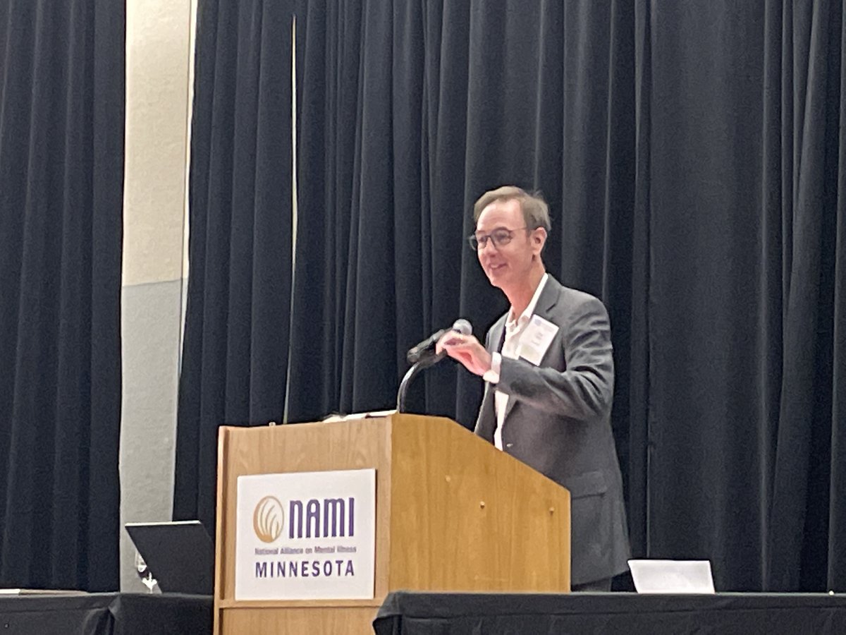 NAMIMinnesota's tweet photo. Dave Orrick from the Pioneer Press honored with the Media Award. Dave is at the capitol, listening to hearings and attending press conferences. Follow him on Twitter – @DaveOrrick – to get up-to-date information on which bills are moving! #NAMIMN https://t.co/BpyROUD2E2