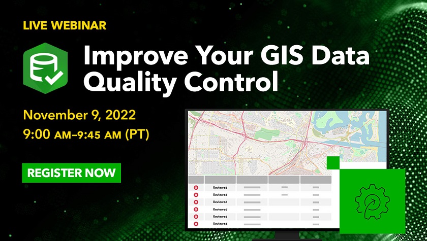 GIS_Bandit's tweet photo. In 5 days, @Esri + @directionsmag webinar: Improve Your #GIS Data Quality Control w/ #ArcGIS #Data Reviewer https://t.co/q0nBddR9B7 

#ArcGISPro #DataReviewer #DataManagement #GIO #QA #esri #mapping @EsriFederalGovt @EsriSLGov @EsriBizTeam @ArcGISPro https://t.co/aGLVDPnfum