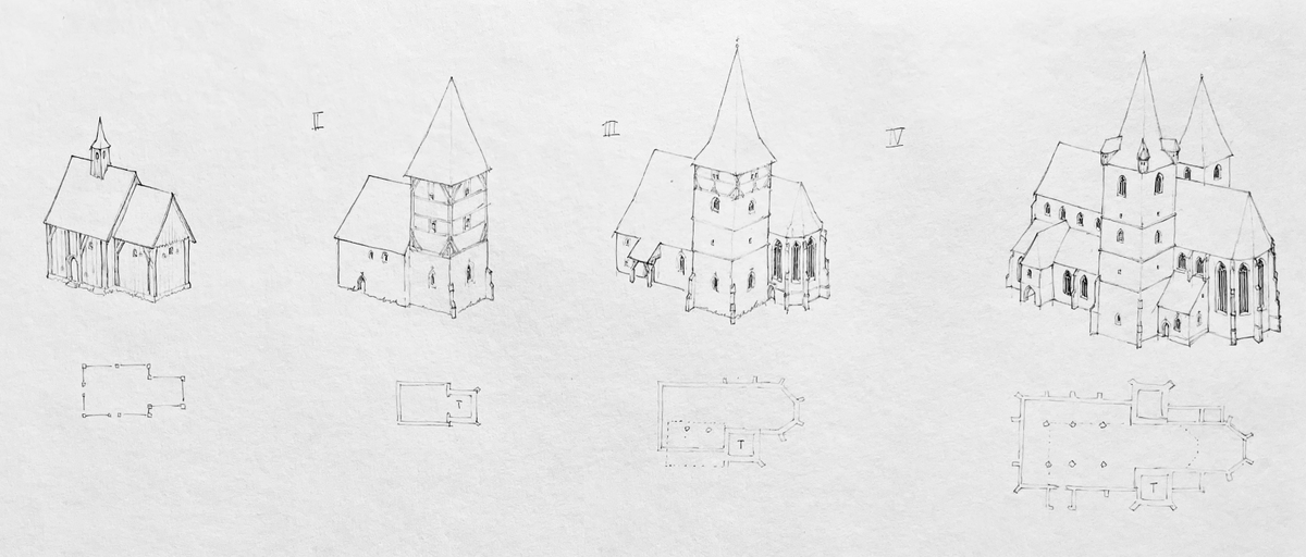 LordsManor's tweet photo. The stone church you saw in the trailers finally got a historically accurate makeover. In total 4 levels are planned for the final game.

@JakobMunsberg helped with the design, assembly and a bit of modelling. Kudos! https://t.co/T72mx4LgYm