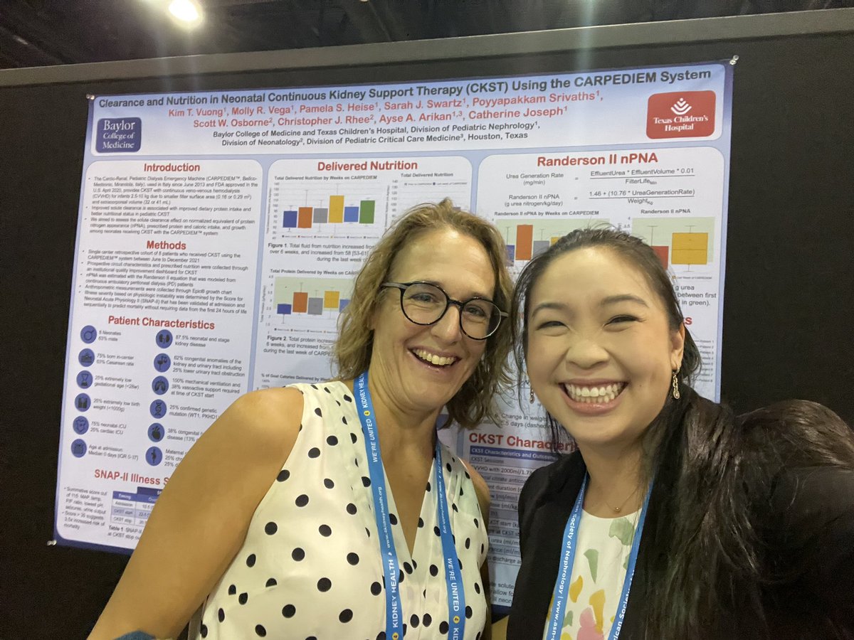 kimmythekidney's tweet photo. Another blast from the past! Reunited by complications of #Carpediem #prolongedCRRTorCKRTorCKST #ASNKids22 - Dr. Wesseling-Perry (back when I interviewed for peds residency and she was at UCLA)! 🤯 Can’t believe how time has flown by!⏰ let’s not wait 6 years again to meet up! 🥰 https://t.co/56aBq8UnQF