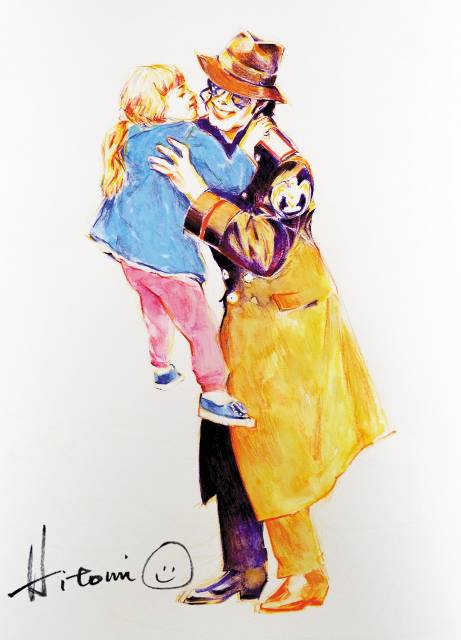 世界を癒やすには、 まず我々の子どもたちを 癒やすことから 始めなくてはなりません。

イラスト/Hitomi

＃マイケルジャクソンの言葉
＃マイケルジャクソン 

wordsofmj.com/?p=764