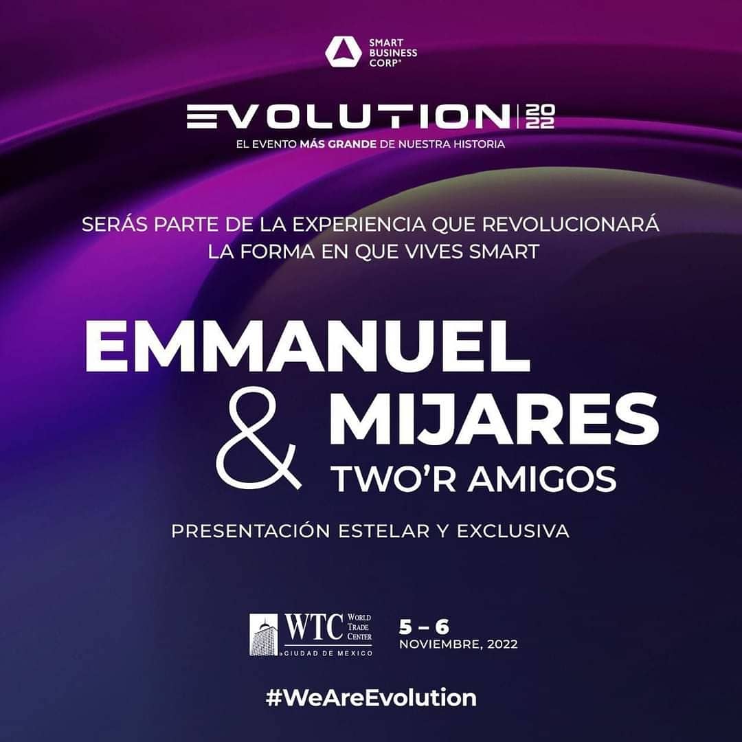 Lista para un fin de semana de Aprendizaje, Innovación, cambios súper positivos con grandes líderes!! 

#Evolution #SoySmarter #proposito #proyectodevida #trabajoenequipo #evolucionpersonal #SomosComunidad #educacionfinanciera #Evolution2022