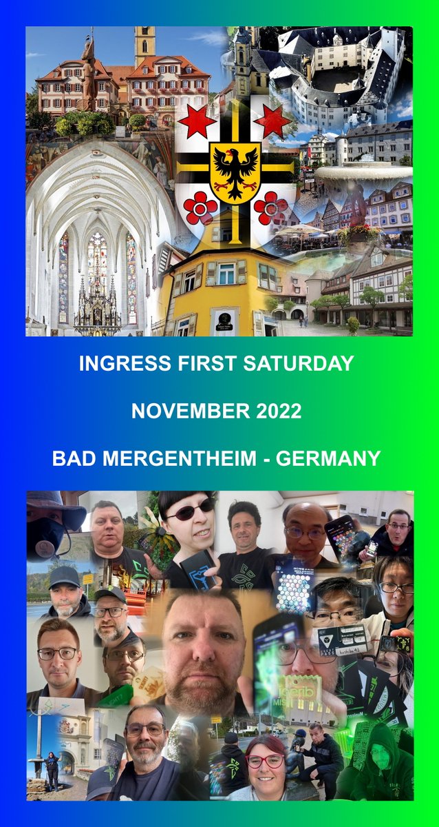 #IngressFS #お家でFS #VirtualFirstSaturday #FSatHome #IngressFSatHome #Ingress #RheinNeckar #Metropolregion #FSBadMergentheim #BadMergentheim #FSRheinNeckar  IFS Bad Mergentheim GER November 2022