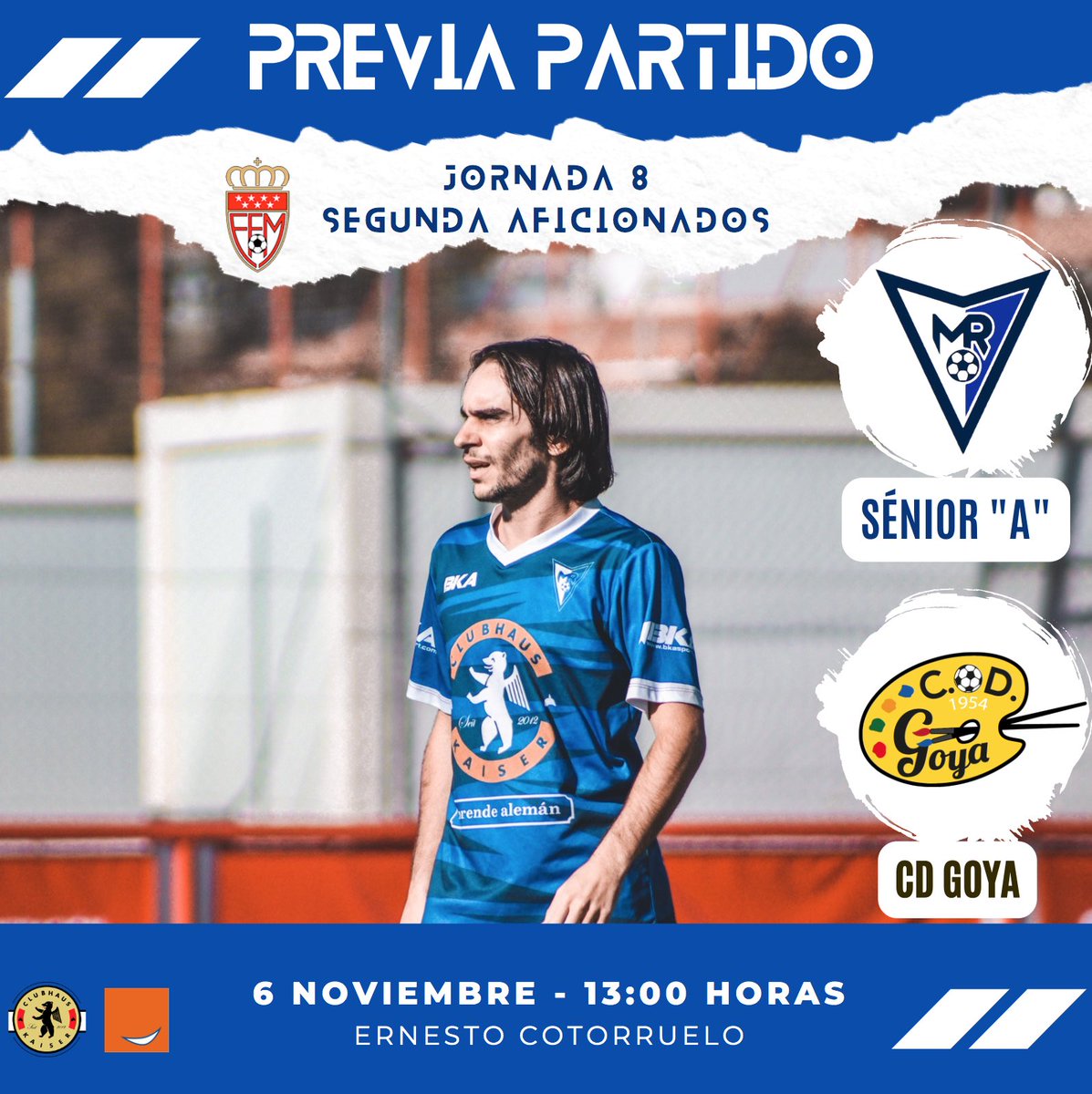 ⚽️🔴 PREVIA PARTIDO | #SéniorA

<a href="/rober_ruiz8/">rober_8</a> 🗣️: "Partido contra rival directo, también rondando la zona alta estos años. Nos exigirá encontrar nuestro punto en cuanto a ritmo de balón, movilidad, espacios... Ha sido una semana diferente, pero confío en mantener la buena línea”.