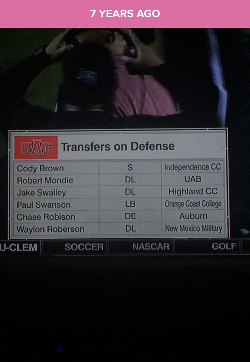 What a haul on defense that was. Great group.