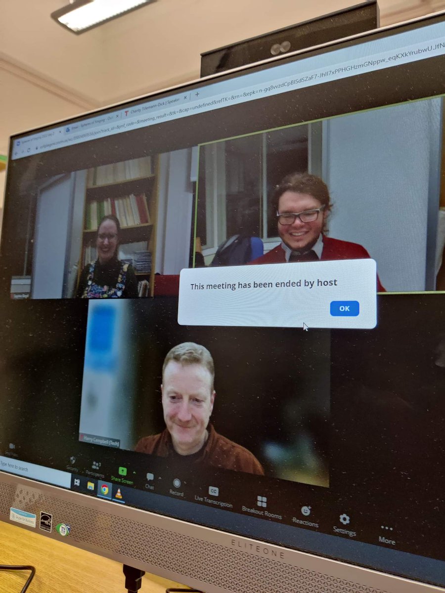 Spheres of Singing (@singingspheres) on Twitter photo That's all folks! We've just ended the Zoom. Thanks to everyone who joined us today for Day 2 of #SpheresOfSinging2022 - thanks particularly for <a href="/flipdrivel/">Harry Lon-Musk</a> for helping us running the show today!
And cheers to everyone who took part over the weekend! 👏👏👏👏 That's all folks! We've just ended the Zoom. Thanks to everyone who joined us today for Day 2 of #SpheresOfSinging2022 - thanks particularly for <a href="/flipdrivel/">Harry Lon-Musk</a> for helping us running the show today!
And cheers to everyone who took part over the weekend! 👏👏👏👏