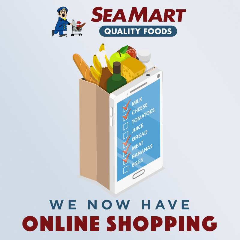 SeaMartSitka's tweet photo. 🛒📲 Skip the line and shop online! Start shopping today and ✅ off your grocery list at https://t.co/JafnR53Kmm
We offer curbside, delivery, and in-store pickup! https://t.co/m59dNKL6qX