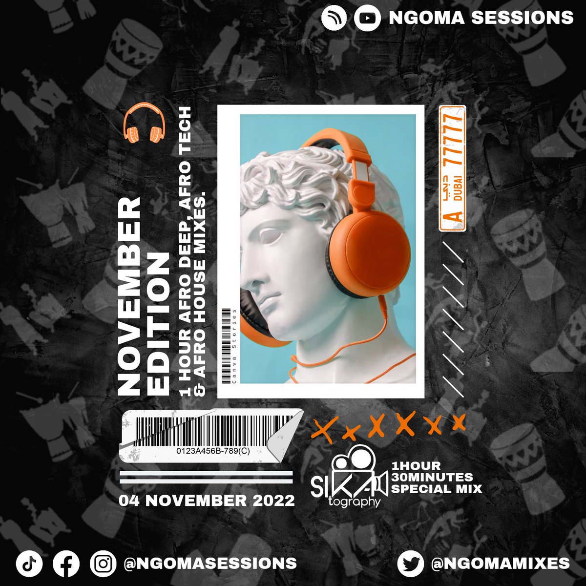 NgomaMixes's tweet photo. Ngoma Sessions Presents: Sika (KME) - Ngoma Sessions Mix (04 November 2022, 1hour 30minutes Mix) [NOVEMBER EDITION] 🎶🎧🔥🔥💃🏿🕺🏾

Stream/Download Link https://t.co/54SxZEGweW

Social Media Handles

Facebook: Sika Kme Vilakazi
Instagram: @sikatography

#NgomaSessions
#afrotechmix https://t.co/TDLk3MR8gJ