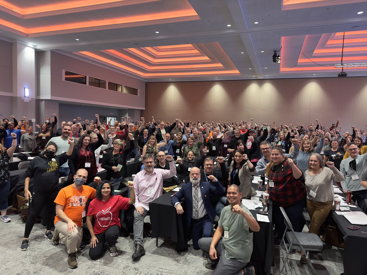 BC Teachers’ Federation (@bctf) on Twitter photo CUPE members in Ontario, your fight is our fight! Unions across Canada supported us in our battle to protect Charter rights and now we are here for you.
Our Rep Assembly just voted to send you $1million so you don’t have to back down. <a href="/CUPEOntario/">CUPE Ontario</a> <a href="/osbcucscso/">OSBCU-CSCSO</a> #onted #cdnpoli CUPE members in Ontario, your fight is our fight! Unions across Canada supported us in our battle to protect Charter rights and now we are here for you.
Our Rep Assembly just voted to send you $1million so you don’t have to back down. <a href="/CUPEOntario/">CUPE Ontario</a> <a href="/osbcucscso/">OSBCU-CSCSO</a> #onted #cdnpoli
