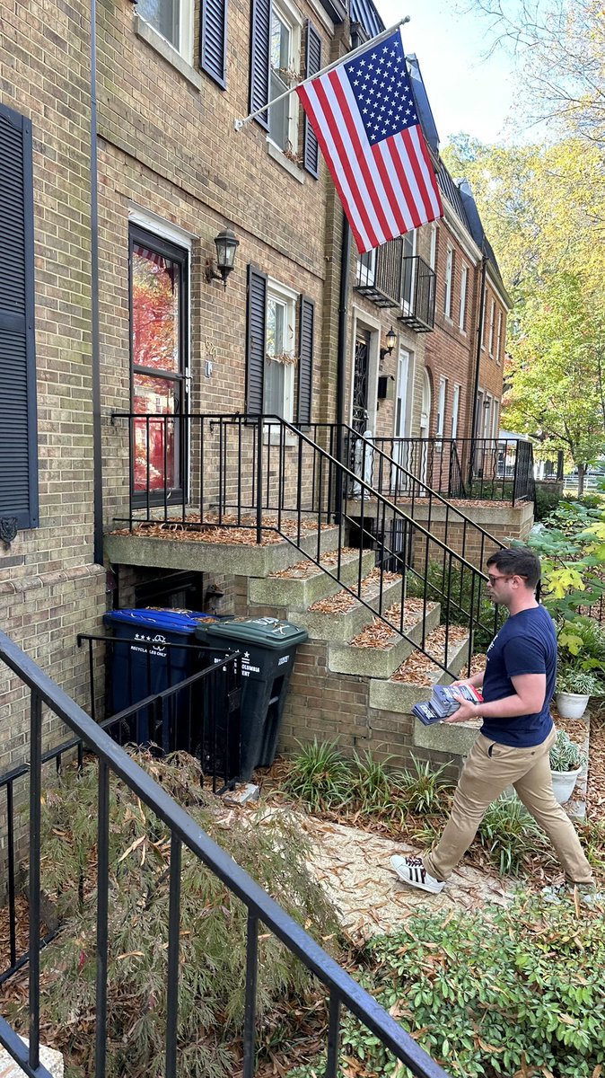 Out and about in Southwest listening to voters. #AlwaysBeCanvassing #TurnThePageDC