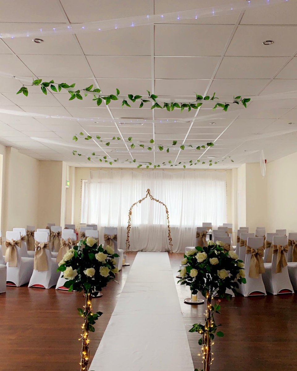 tsoevents's tweet photo. Wedding set up at Cliffburn hotel arbroath https://t.co/53ezAO5kWy