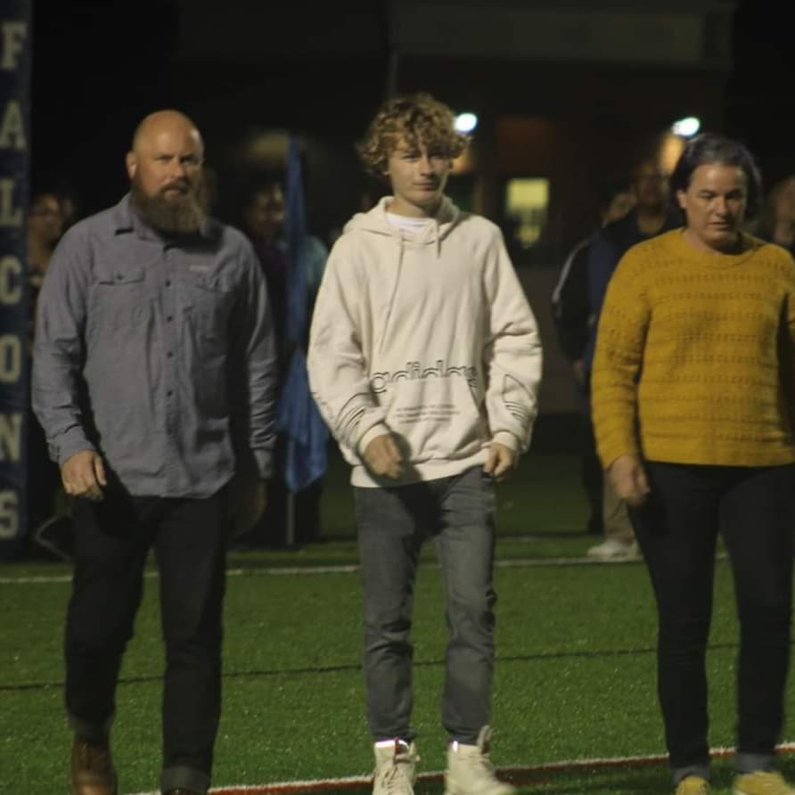 Senior night. We have enjoyed observing you all on your journey. Aidan Ord, Tyler Quick, Aedan Thompson, &amp; Micah Leech. <a href="/YorkFalcons/">York Falcon Sports</a>