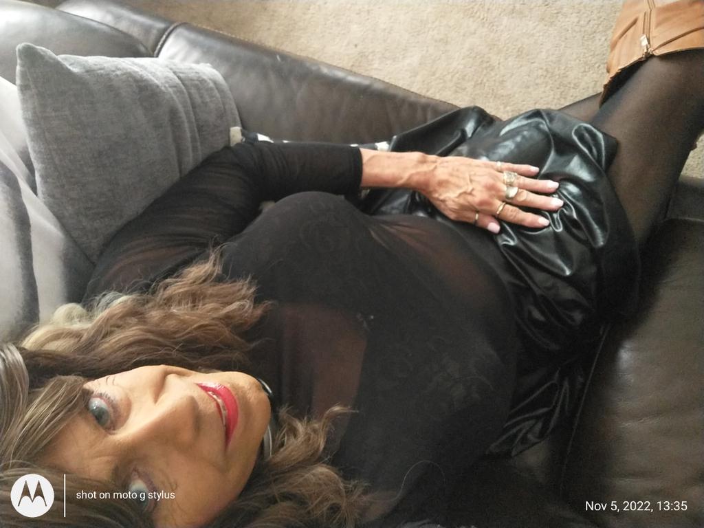 Been under the weather this week. Still had to take care of mistress and take her to her appointments. Today I feel way better. So mistress decided I needed to dress up for chores. But she is being kind. No corset, and lower heels.