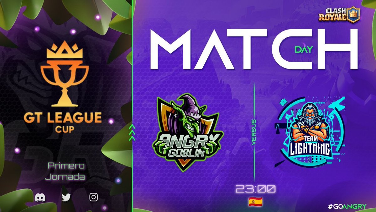 Angry Goblin (@_angry_goblin) on Twitter photo 🟢 HoY JuGaMoS 🟣
Debutamos en la @GT_LEAGUE22
Let's Go! 🔥🔥
#GoAngry #ClashRoyale #Goblin
🏆 @GT_LEAGUE22
💢 R1
🆚 <a href="/TeamLightning8/">Team Lightning</a>
⏰ 00:00 🇪🇦
🟣 instagram.com/stories/_angry… 🟢 HoY JuGaMoS 🟣
Debutamos en la @GT_LEAGUE22
Let's Go! 🔥🔥
#GoAngry #ClashRoyale #Goblin
🏆 @GT_LEAGUE22
💢 R1
🆚 <a href="/TeamLightning8/">Team Lightning</a>
⏰ 00:00 🇪🇦
🟣 instagram.com/stories/_angry…