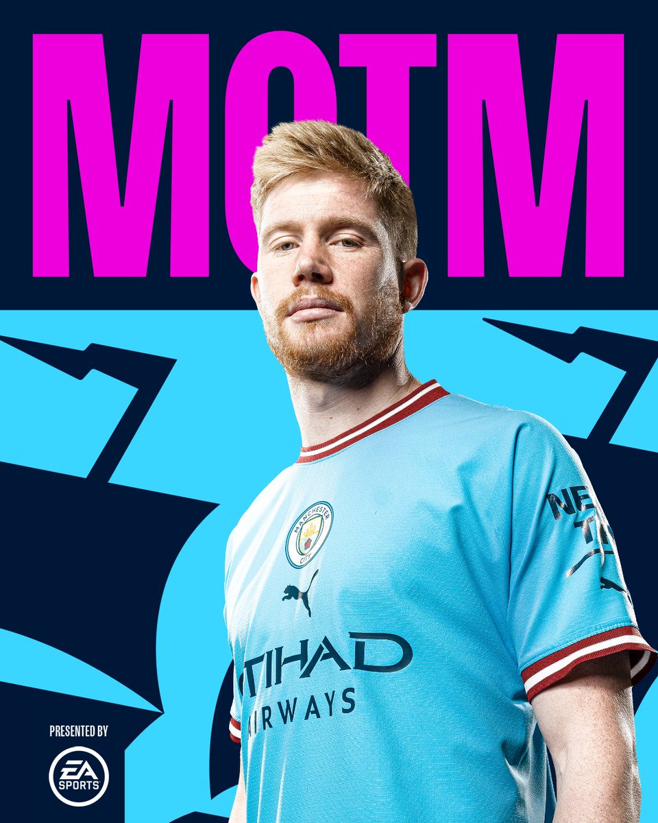 Today's Man of the Match... <a href="/KevinDeBruyne/">Kevin De Bruyne</a>! 🎉

#ManCity | @EASPORTSFIFA