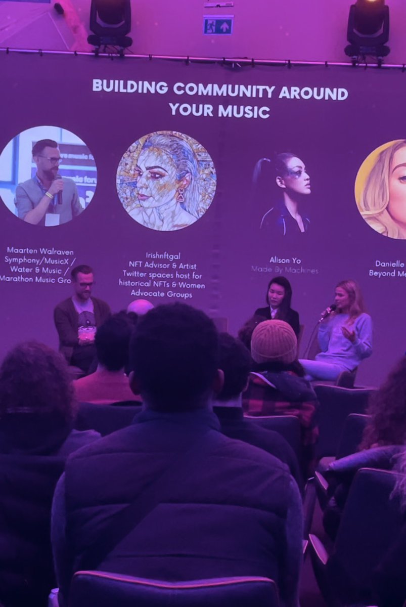 irishnftgal's tweet photo. @loopify Well It’s a start isn’t it? If we continue to slag NFT events there won’t be any. The venue is massive, four floors with multiple talks on at the same time.

But, to be fair I had much more fun at @Musicnftnetwork event run by @blockwav @sofractures https://t.co/Mh6XapWEsf