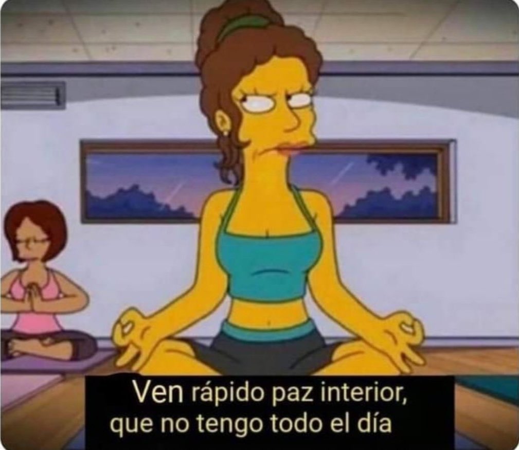 Guarromantico_'s tweet photo. Cuando eres bien ansios@ e intentas meditar: https://t.co/vFQifQpkKB