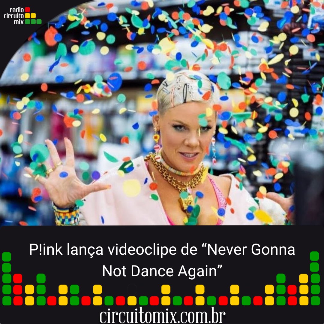 CircuitoMix's tweet photo. P!NK fez seu grande retorno à música com o irreverente single “Never Gonna Not Dance Again”. O material, que ganhou um videoclipe horas após seu lançamento.
#p!nk #pinkcantora #cantorapink #pink #pinkies #pinkiesfamily #pinkfansforever #pinkforever #pink2022 #pinkfan #NGNDA https://t.co/2DOH7UAlQQ