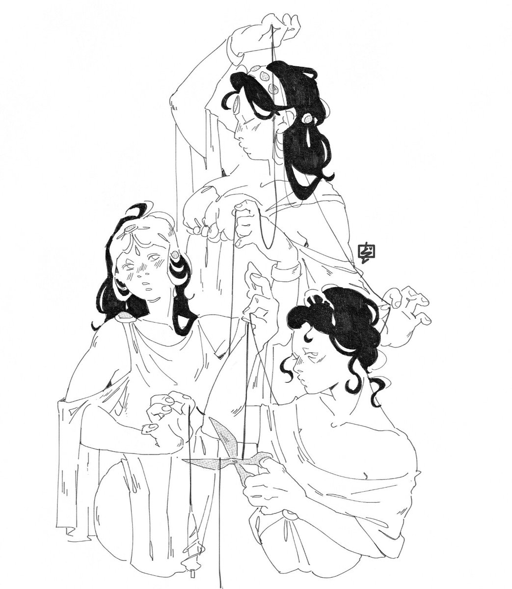 sketchylis's tweet photo. day 31: fate
5 days later, but finally finished #inktober2022 https://t.co/Cji0vgbXR6