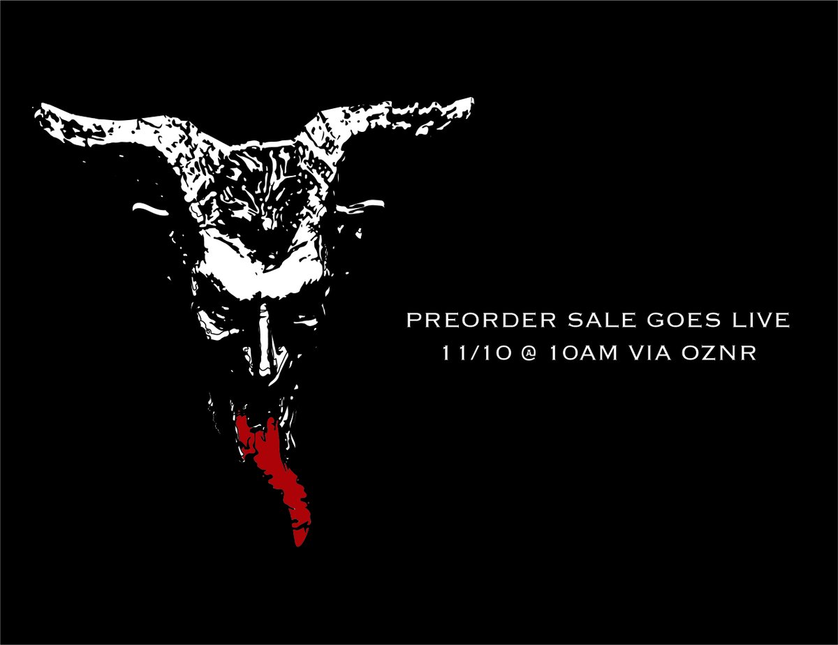 12 months ago, we captured Krampus in a prison of Heaven Hill, Four Roses, &amp; Old Elk bourbon barrels and now the beast awakens to collect those unlucky enough to have landed on the naughty list. 💀

Preorder sale goes live on Thursday, 11/10 @ 10am via <a href="/get_oznr/">Oznr</a> (link in bio).