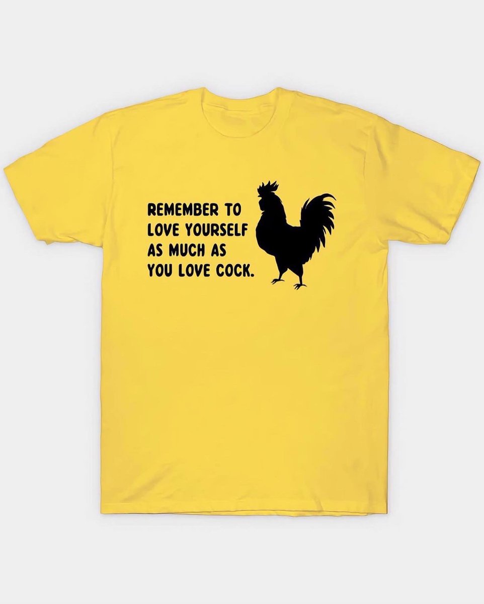 “Remember to love yourself as much as you love cock.” 🐓 #selflove Artwork and 👕’s by @JasonLloydArt 💦 Everything is on sale! #supportartists 🧡 liinks.co/jasonlloydart