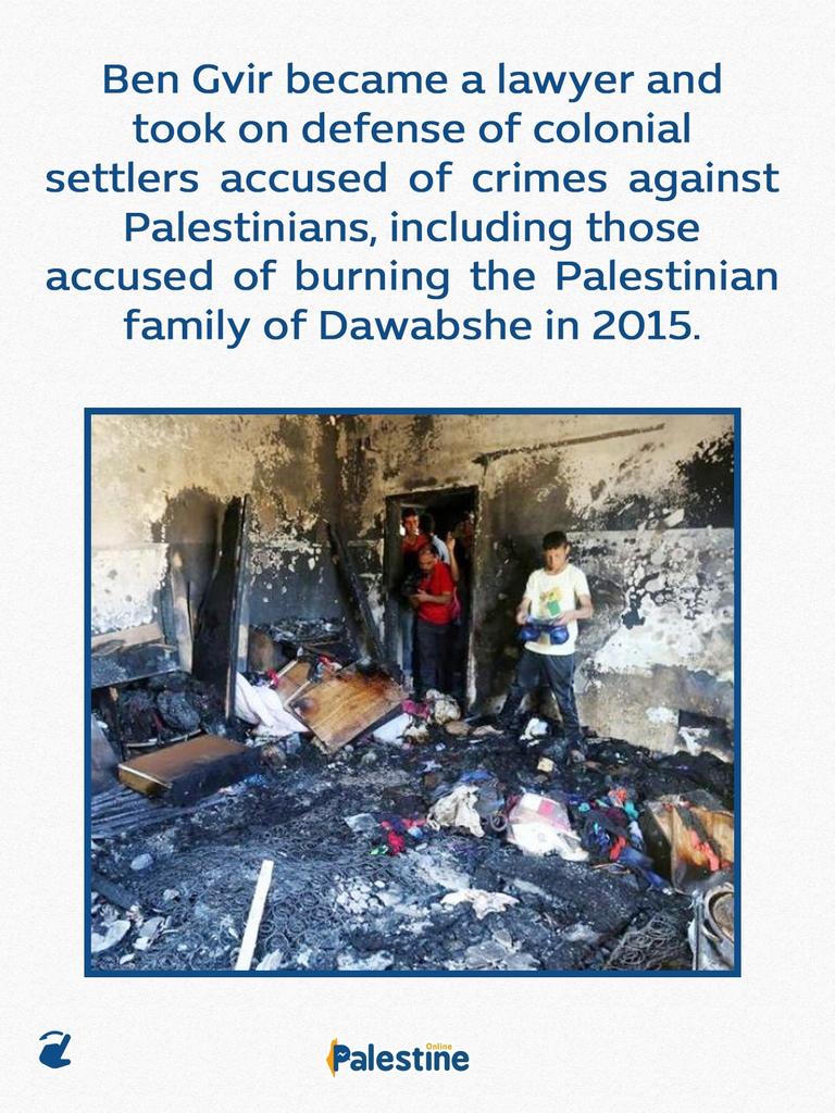 During his work as a lawyer, he took on defense of colonial settlers accused of crimes against Palestinians.