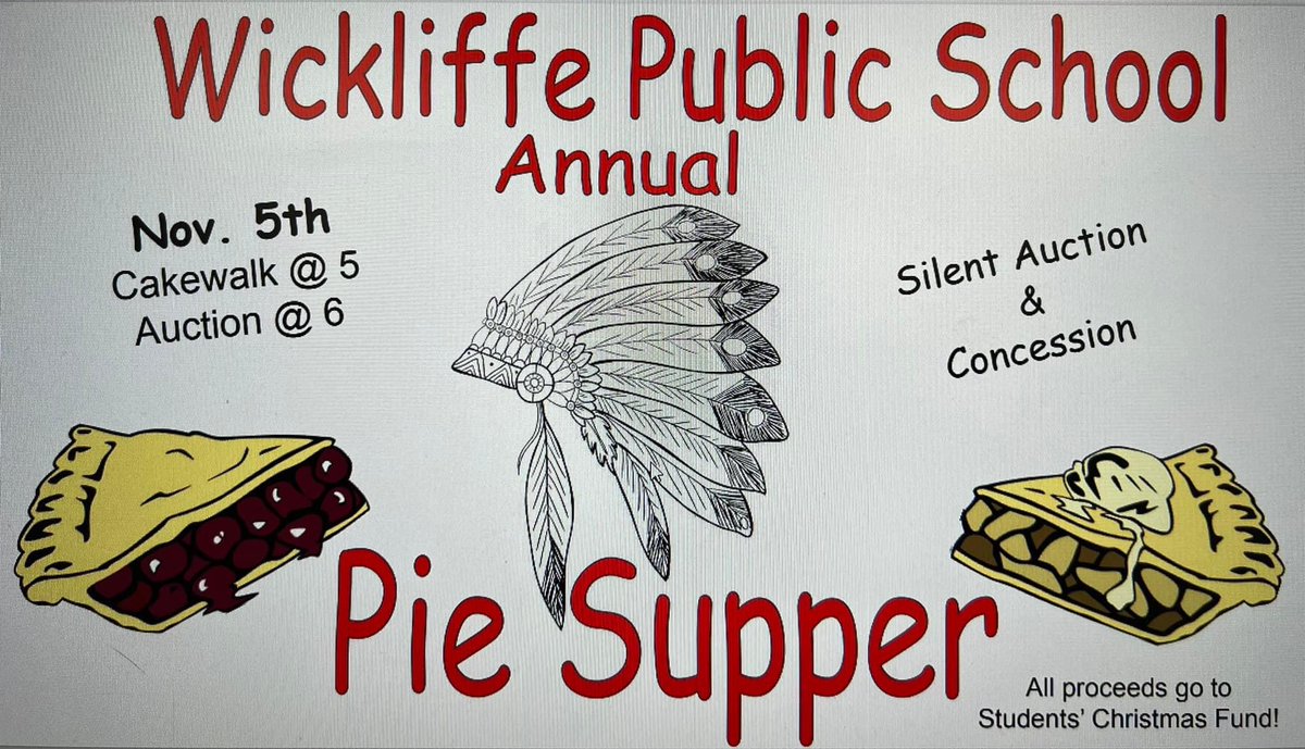 We love supporting local schools! We donated a weekend stay 🏡 + a bottle of Amizetta wine 🍷 (not sold in Oklahoma) + a couple of fresh Black Angus steaks 🥩 to Wickliffe School’s annual pie supper &amp; silent auction!🥧 Proceeds help purchase Christmas gifts for every student! 🎁