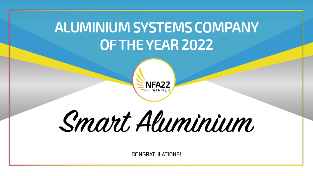NatFenAwards's tweet photo. Next up its Aluminium Systems award and the winner is Smart Aluminium! Congratulations! #winnersevent #nfa22 https://t.co/f8AkXDn84i