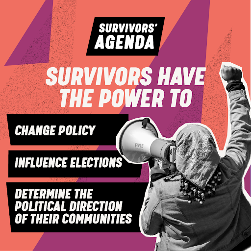 Sexual violence remains a common problem that should be reflected in our policies & legislative systems. We as survivors & voters know our power, and we're organizing to leverage it. Please vote on Tuesday with survivors in mind! #survivorvoter #survivorpower #survivorsagenda