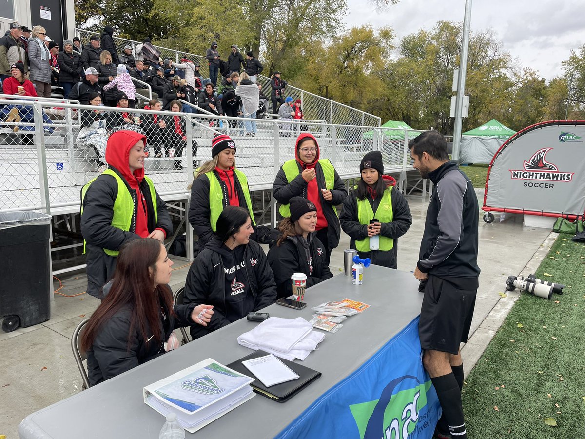 Thanks to Coach Rich Wagner and his <a href="/NNUSOFTBALL/">NNU Softball</a> players for all their assistance this week at the GNAC Women’s Soccer Championships.