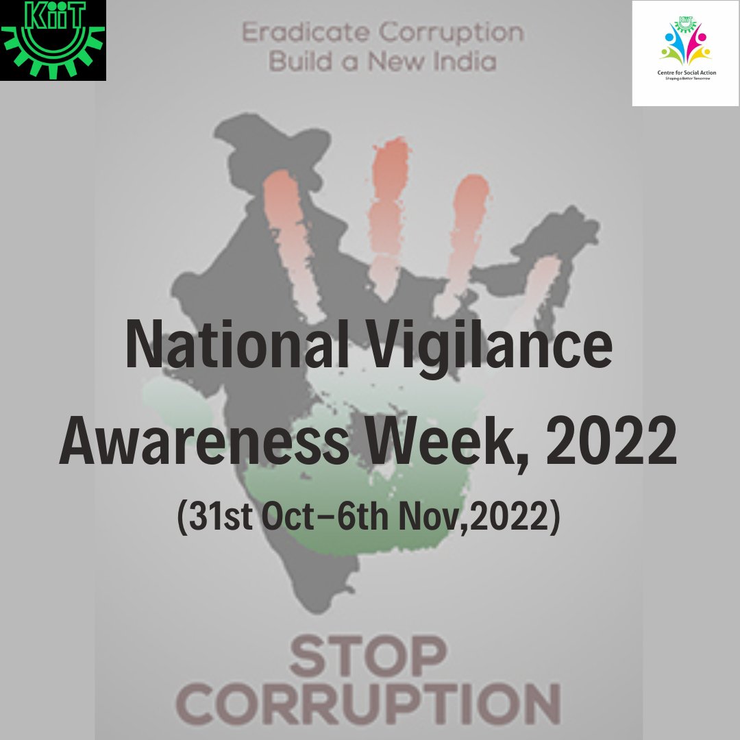 CSA_ksol's tweet photo. NATIONAL VIGILANCE AWARENESS WEEK, 2022
CORRUPTION IN TRAVEL
Corruption has even seeped into the way people travel. There are many people who travel in trains and buses without having ticket on a daily basis. People should neither bribe nor accept bribes so as to eradicate this. https://t.co/iGWi5eT7IN