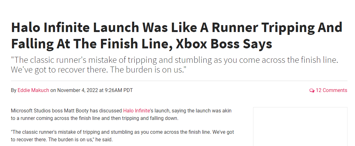 PaulTassi's tweet image. you can dispute my Xbox opinions but no one gives better quotes about their missteps than Xbox executives themselves

gamespot.com/articles/halo-…