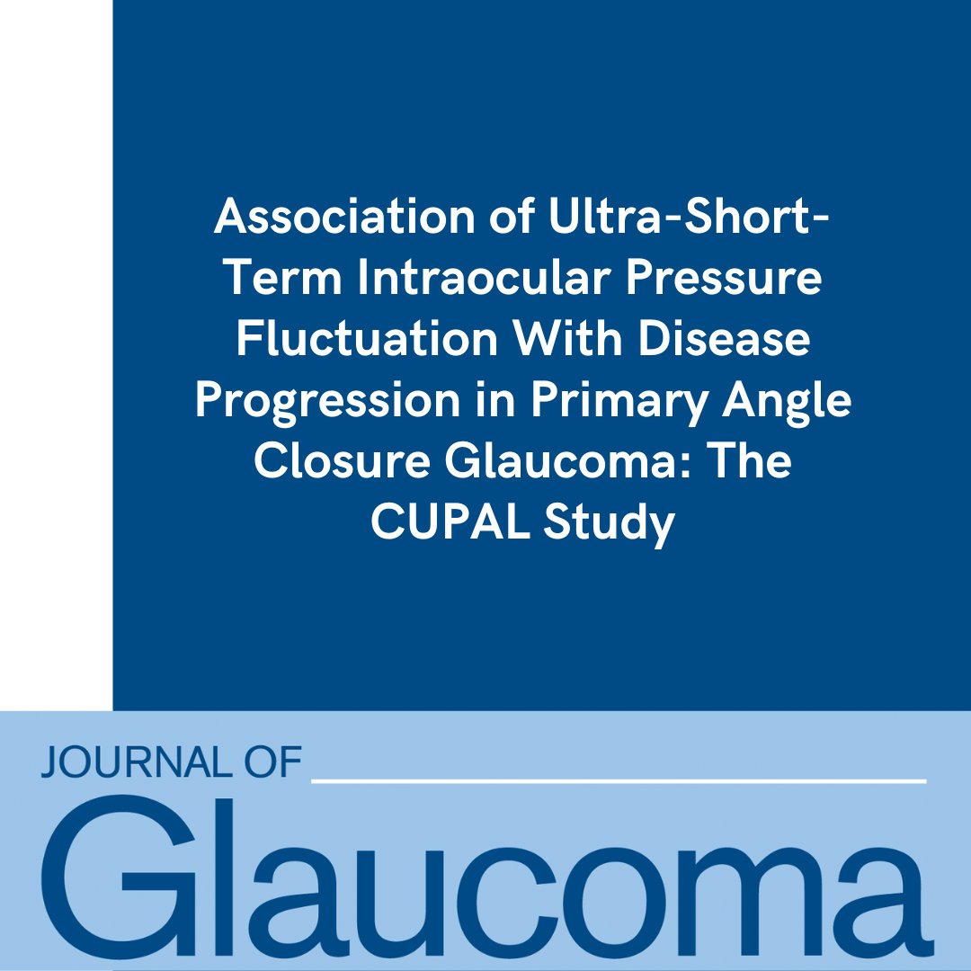 JOGJournal's tweet photo. NEW ARTICLE: “Association of Ultra-Short-Term Intraocular Pressure Fluctuation With Disease Progression in Primary Angle Closure Glaucoma: The CUPAL Study” by Tan, Yu, Baig et al.

Read more in our November issue: https://t.co/ID21NFUxw3 

@WorldGlaucoma
#JoG #JournalOfGlaucoma https://t.co/990cxordx1
