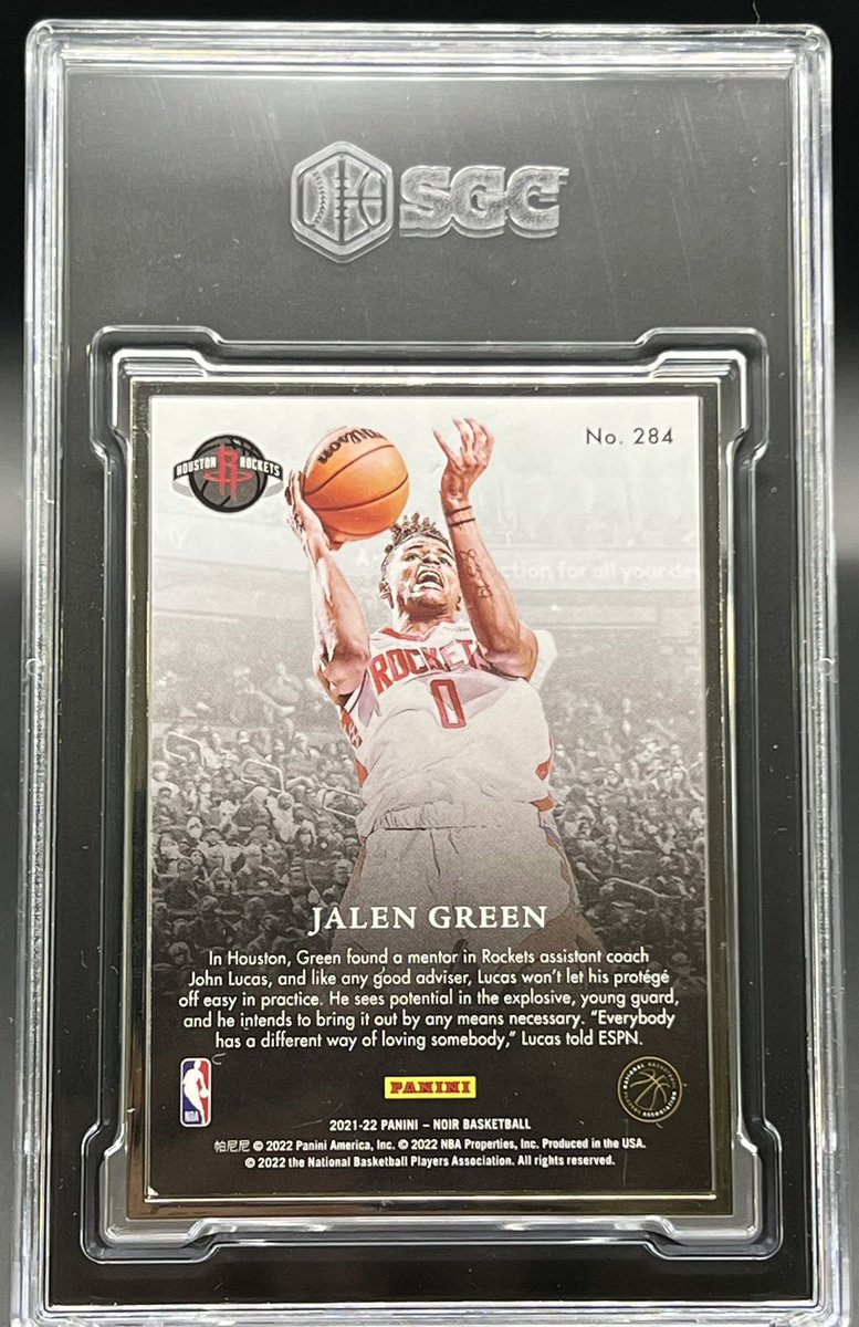 kbsports_c's tweet photo. 2020-21 Panini Noir Jalen Green LE 6/25 Vintage Art! 1 day left on auction! RTs appreciated! https://t.co/UV2eRqa1cj @BlazedRTs @PlusCards @sports_sell @TheHobby247 @hobbyretweeters @HobbyConnector #CUTL #TradingCards #sportscards #thehobby #sportscardsforsale #sportssellsale https://t.co/jIzqmji1Pc