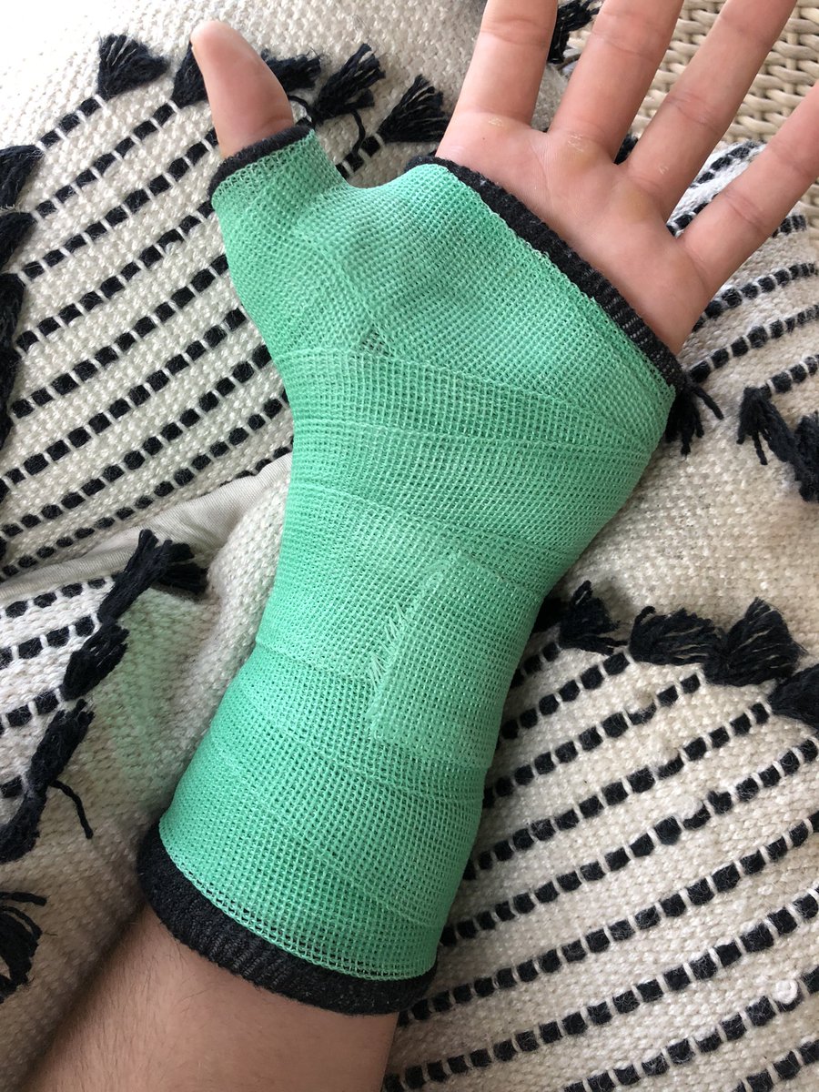 Turns out I played my last two games with a broken bone in my hand☹️,I thought it was just a sprained wrist. It’ll be all good in a few weeks.