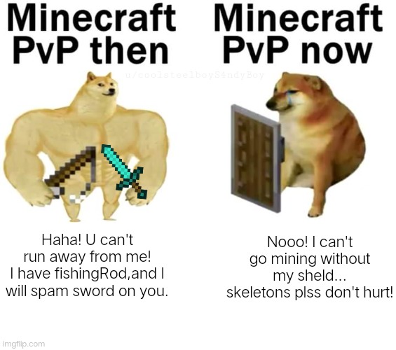 MinecraftMeme16's tweet image. Good old days.