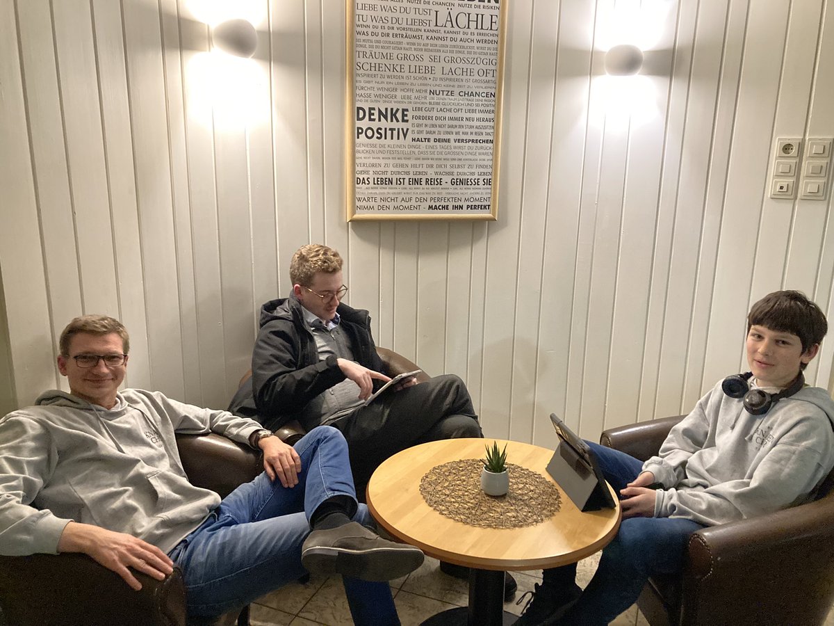 Redaktionssitzung unserer Synkope auf dem Chorwochenende November 2022 auf dem Sunderhof.