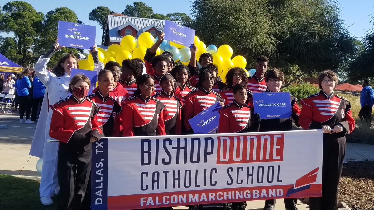 BDCSBand's tweet photo. We were honored to support the @MDAorg  for today's #MDAMuscleWalk as they raise money in support of those with muscular dystrophy, ALS, and related neuromuscular diseases. https://t.co/v7iWwWIp2E