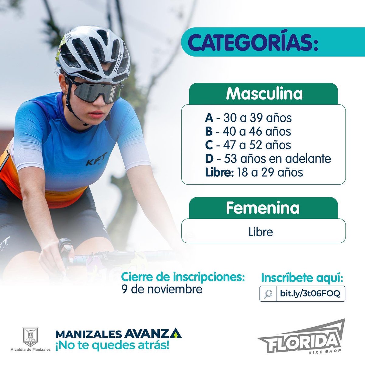 #CiudadDeportiva 🚴‍♂️💨 ALCALDÍA TRABAJANDO
¡Estuvo bueno pa’ que! 😅 Como sabemos que les gustó nuestra competencia anterior, nos vemos el domingo 13 de noviembre en nuestra carrera CHEQUEO DE RUTA. 
Recuerda inscribirte en el link: 
👉 forms.gle/2Apk6QrHDo6CzW…

¡Vamos todos 💪