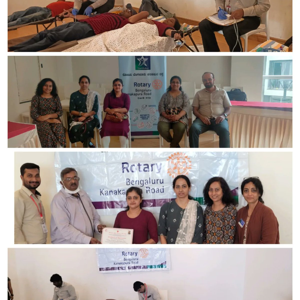 RotaryKPRoad's tweet photo. Every drop of blood donated might save someone's life. Proud to have 35+ donors in the voluntary blood donation program held by us along with @IndianRedCross Karnataka https://t.co/7AWWUcjWEp